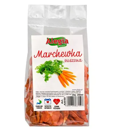 Przysmak Marchew Marchewka Suszona Chips Królik 60g