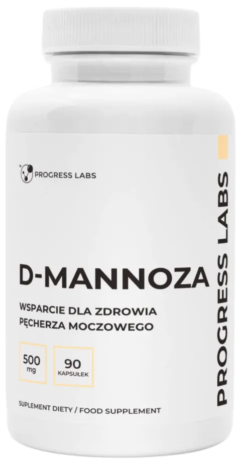 Progress Labs D-Mannoza 500mg 90 kapsułek Monosacharyd Suplement Diety