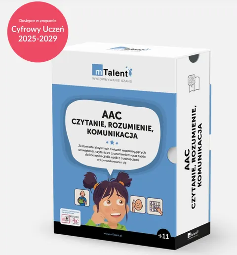 mTalent AAC. Czytanie, rozumienie, komunikacja (wiek 11+)