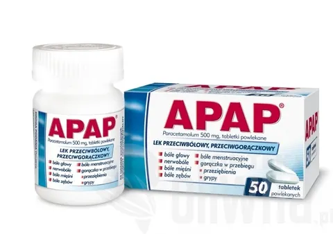 Apap 50 tabletek