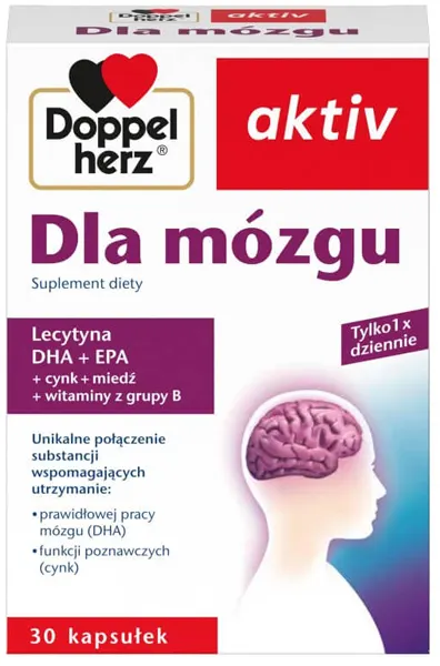 Doppelherz aktiv Dla Mózgu, 30 kapsułek