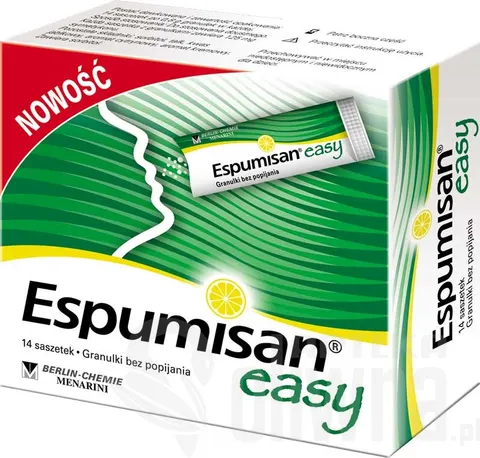 Espumisan Easy - granulki bez popijania na wzdęcia 14 saszetek