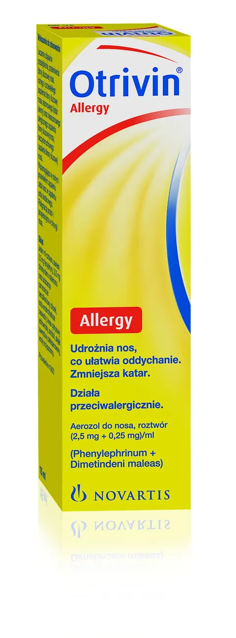 Otrivin Allergy (2,5mg+0,25mg)/ml, aerozol do nosa, 15 ml