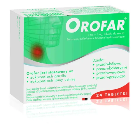 Orofar 24 tabletki do ssania