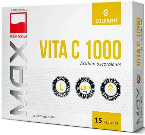 Max Vita C 1000, 15 kapsułek