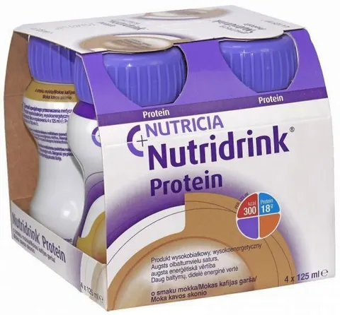 Nutridrink Protein o smaku mokka, 4x125ml