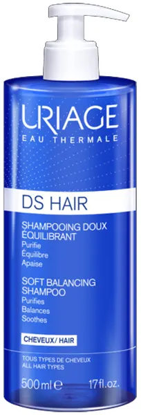 URIAGE DS HAIR, delikatny szampon regulujący, 500ml