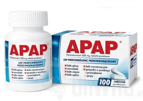 Apap 100 tabletek