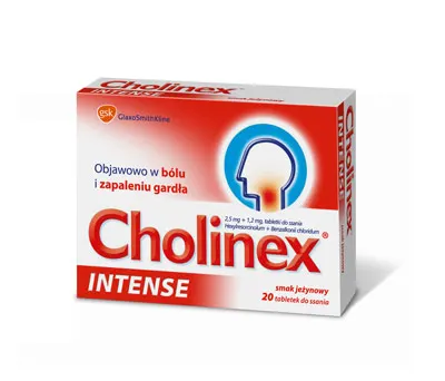 Cholinex Intense jeżynowy 20 tabletek do ssania