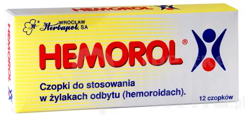 Hemorol 12 czopków