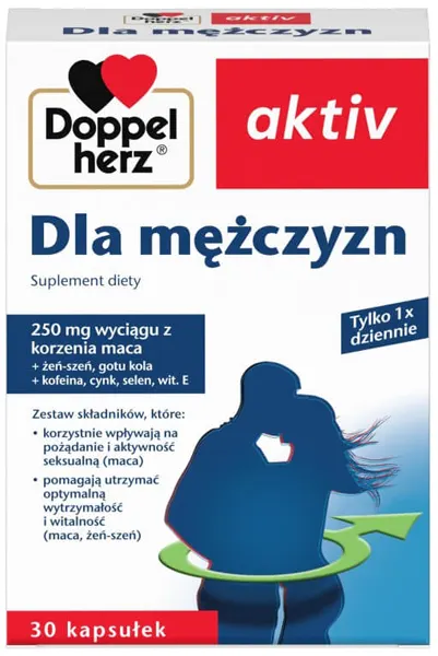 Doppelherz Aktiv Dla mężczyzn, 30 kapsułek