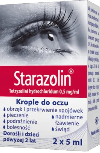 Starazolin 0,5 mg/ml, 2x5ml