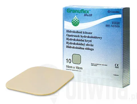 Granuflex - Opatrunek hydrokoloidowy 10 x 10 cm 1 sztuka