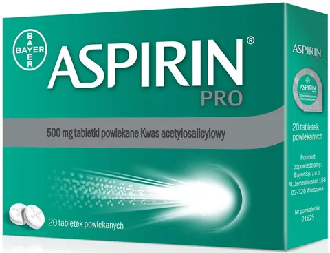 Aspirin Pro 20 tabletek