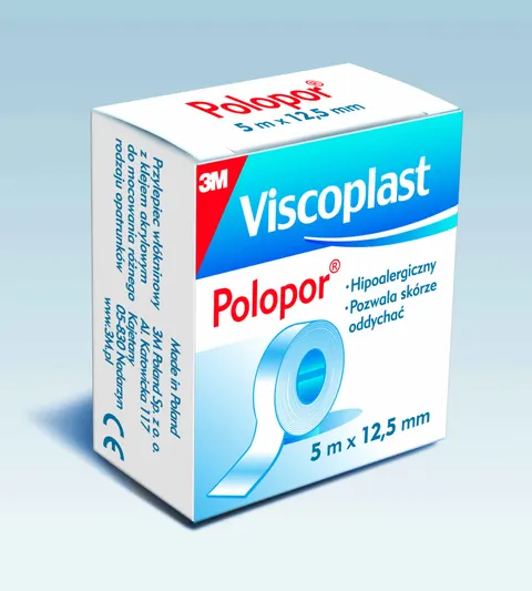 Polopor przylepiec 5 m x 1,25 cm (Viscoplast), 1 sztuka