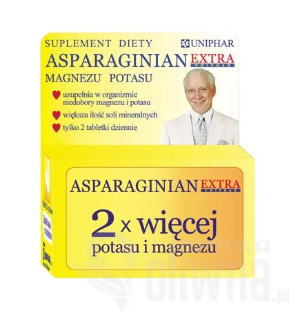 Asparaginian Extra Magnez Potas, 50 tabletek