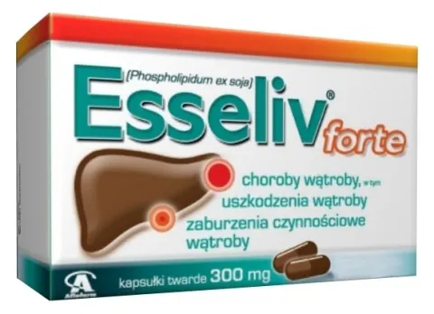 Esseliv Forte 300 mg, 50 kapsułek