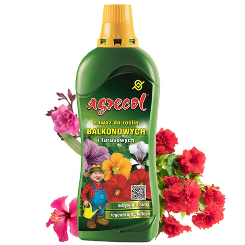 AGRECOL Nawóz DO ROŚLIN BALKONOWYCH I TARASOWYCH, 750 ml
