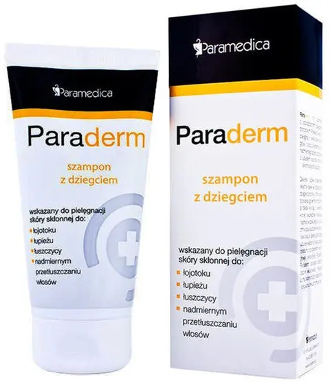 Paraderm, szampon z dziegciem, 150g
