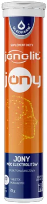 Jonolit Jony, smak pomarańczowy, 20 tabletek musujących