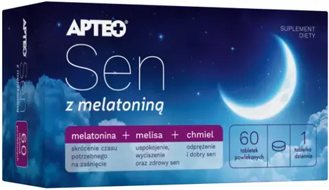Apteo, Sen z melatoniną, 60 tabletek