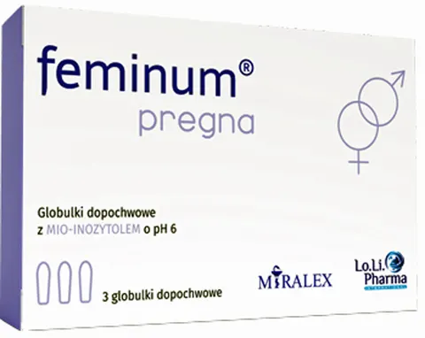 Feminum Pregna, 3 globulki dopochwowe