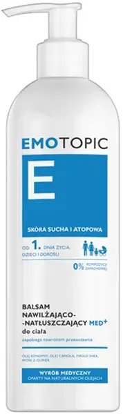 Emotopic Med+, balsam nawilżająco-natłuszczający, do codziennego stosowania, 400 ml