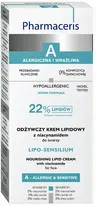 Pharmaceris A Lipo-Sensilium, odżywczy krem lipidowy z niacynamidem do twarzy, 50 ml