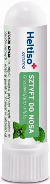 Heltiso aroma, sztyft do nosa, orzeźwiająca mięta, 1 sztuka