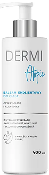 DERMI, Atopic, Balsam emolientowy do ciała, 400 ml