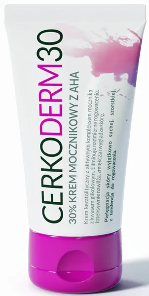 Cerkoderm 30, krem mocznik i AHA, 50 ml