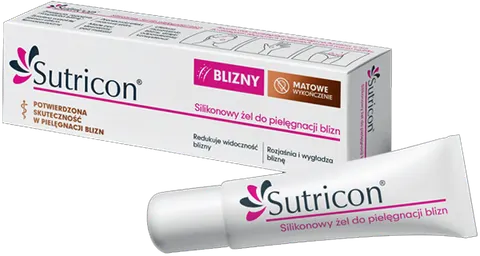 Sutricon, silikonowy żel do pielęgnacji blizn, 15 ml