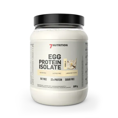 7NUTRITION Egg Protein Vanilla - Izolat białka jaj - smak waniliowy (500 g)