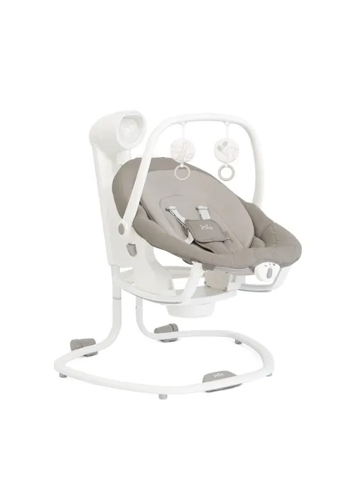 Huśtawka z bujaczkiem dla niemowląt Joie serina 2w1 walnut
