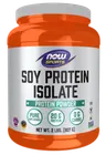 NOW FOODS Soy Protein Unflavored - Izolat Białka Sojowego (smak naturalny) (907 g)