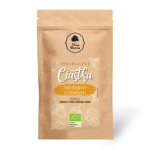 Ciastka żołędziowe z miodem EKO 150 g