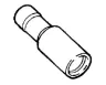 Konektor żeński okrągły (bullet) 4 mm izolowany niebieski 1,5–2,5 mm² 100 szt. ELTA BP11113*100