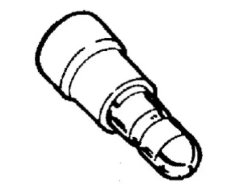Konektor męski okrągły (bullet) 4 mm izolowany niebieski 1,5–2,5 mm² 100 szt. ELTA BP11122*100