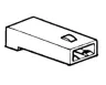 Kostka na konektory płaskie 6,3 mm 1-pin 100 szt. ELTA BP1246*100