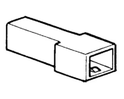 Kostka na konektory płaskie 6,3 mm 1-pin 100 szt. ELTA BP1240*100