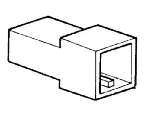 Kostka na konektory płaskie 6,3 mm 2-pin typ I 100 szt. ELTA BP1250*100