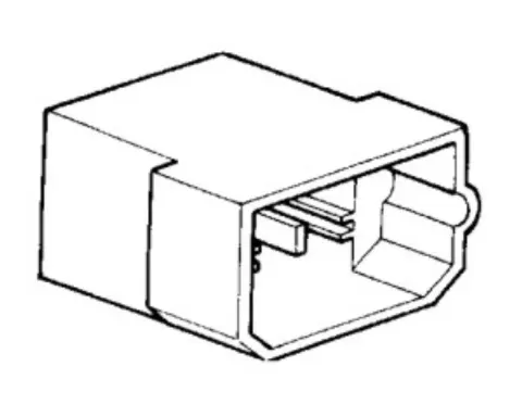 Kostka na konektory płaskie 6,3 mm 4-pin 100 szt. ELTA BP1280*100