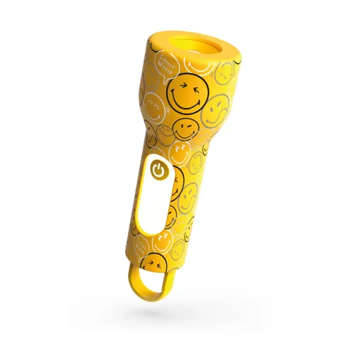 MOB Latarka dziecięca Glowy Smiley World – żółta