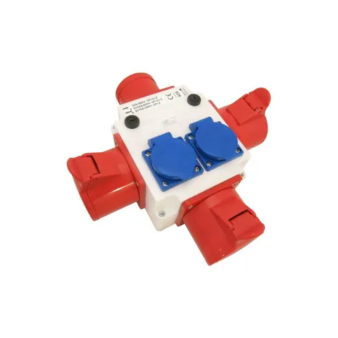Rozdzielacz siłowy IP44 wt.16A/5st.+gn.3x16A/5st.+2x16A/250V