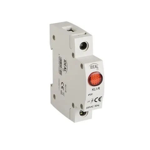 Kontrolka świetlna LED czerwona, 1M, KLI-R
