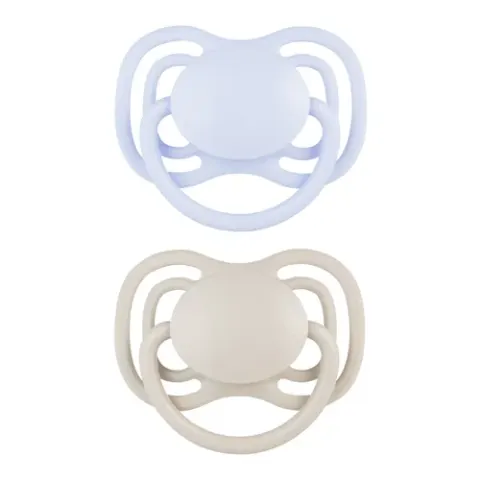 Canpol babies Smoczek silikonowy 0-6m symetryczny DENTAL AIR 2 szt