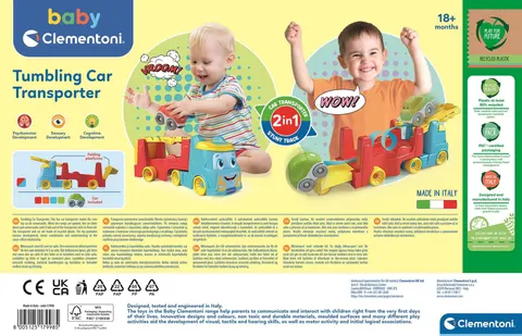 Clementoni Transporter Przewrotne Samochodziki