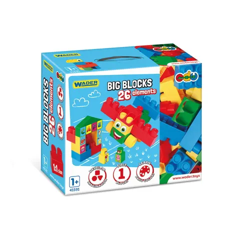 Wader Big Blocks klocki 26 el.