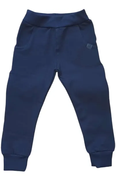 Mrofi Spodnie Sport Slim Ocieplane granatowe 98