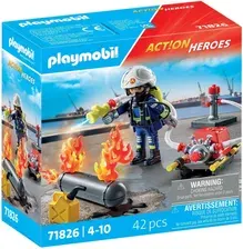 Playmobil Strażak z pompą wodną 71826